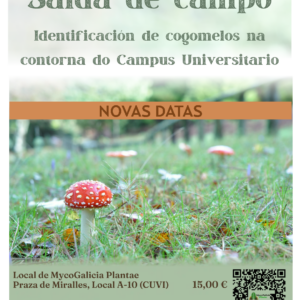 Novas datas!! Saída de Campo: identificación de cogomelos
